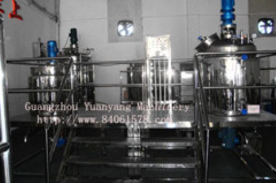Guangzhou Vacuum Emulsifying Liquid Soap Making Machine